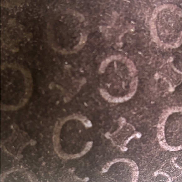 Céline Vintage Brown Suede Monogram Macadam Shoulder Bag - Picture 2 of 11